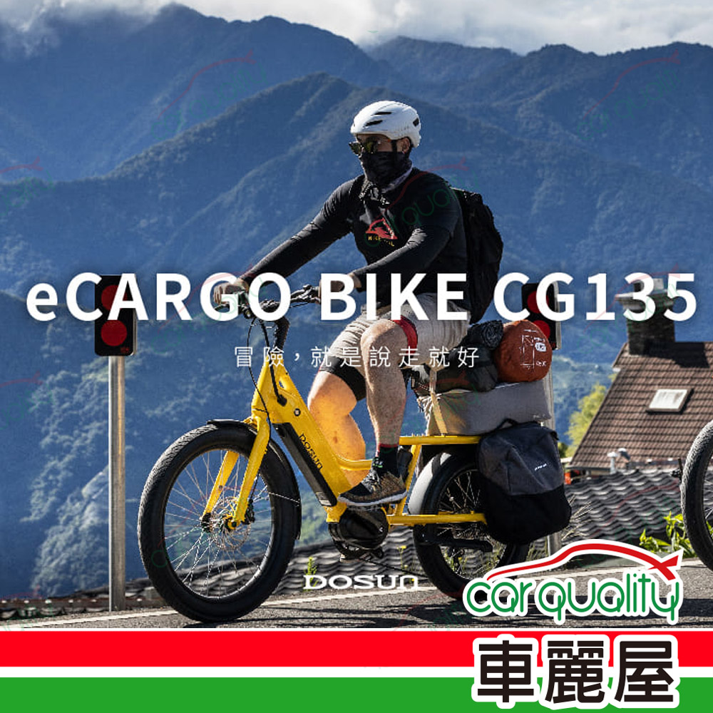 【DOSUN】電動輔助自行車 eCARGO BIKE CG135太陽黃