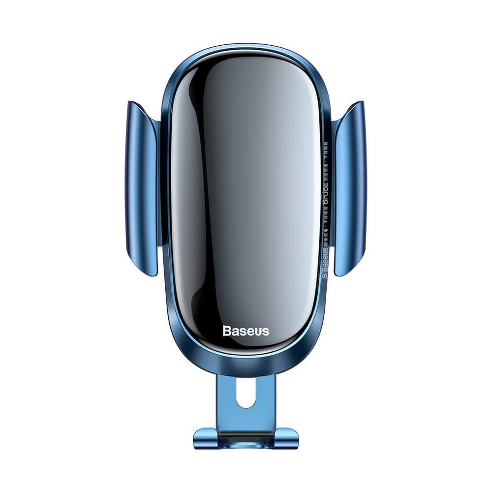 手機架 冷氣孔 夾式 藍 SUYL-BWL03 倍思未來重力圓形出風口-藍6953156297616
