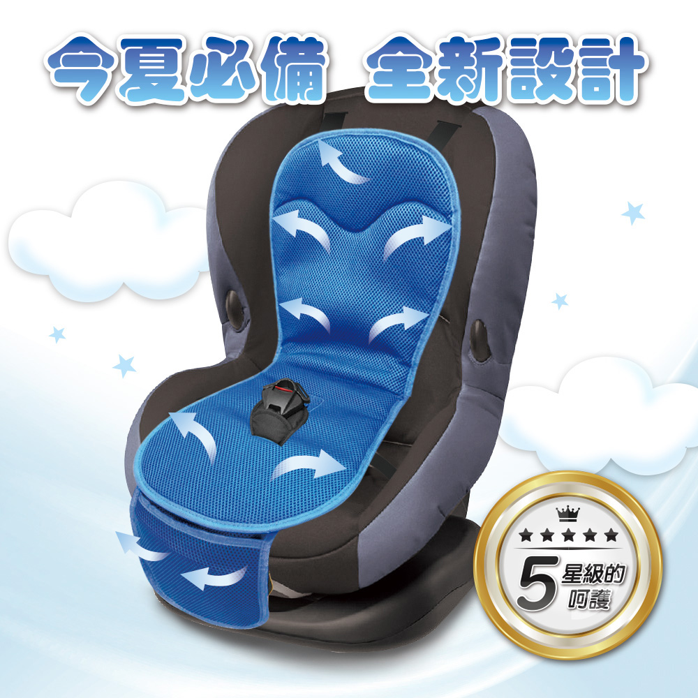 【RELASS】座墊 涼風座墊 寶寶專用5V USB kids paradise 寶寶涼風坐墊(車麗屋)